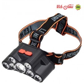 چراغ پیشانی مدل هفت ال ای دی شارژی F-T26