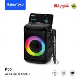 اسپیکر بلوتوثی Haino Teko مدل p35 به همراه میکروفون