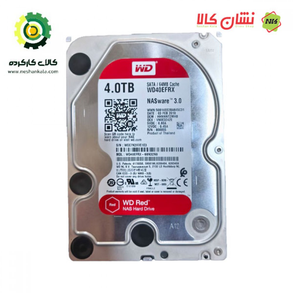 هارد دیسک اینترنال WD RED 4T